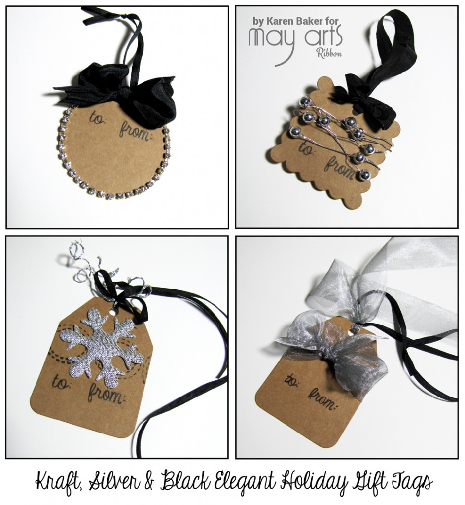 Elegant Holiday Gift Tag Set