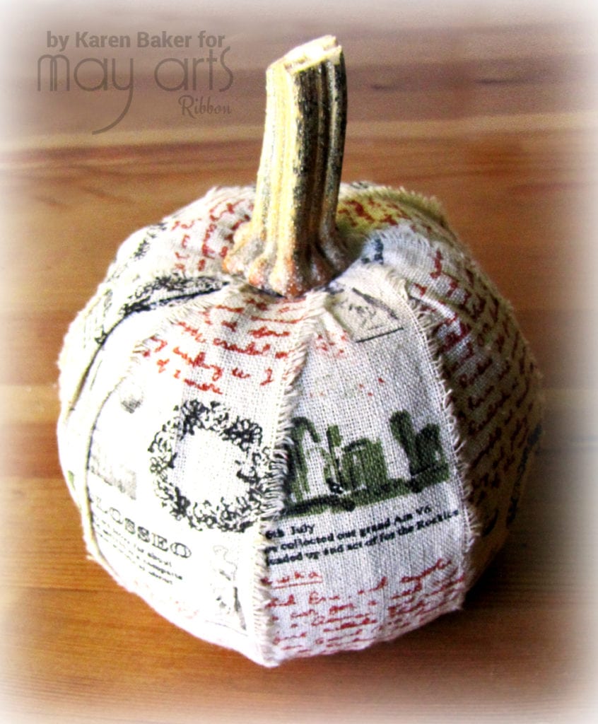 Upcycled Decor - Vintage Inspired Pumpkin