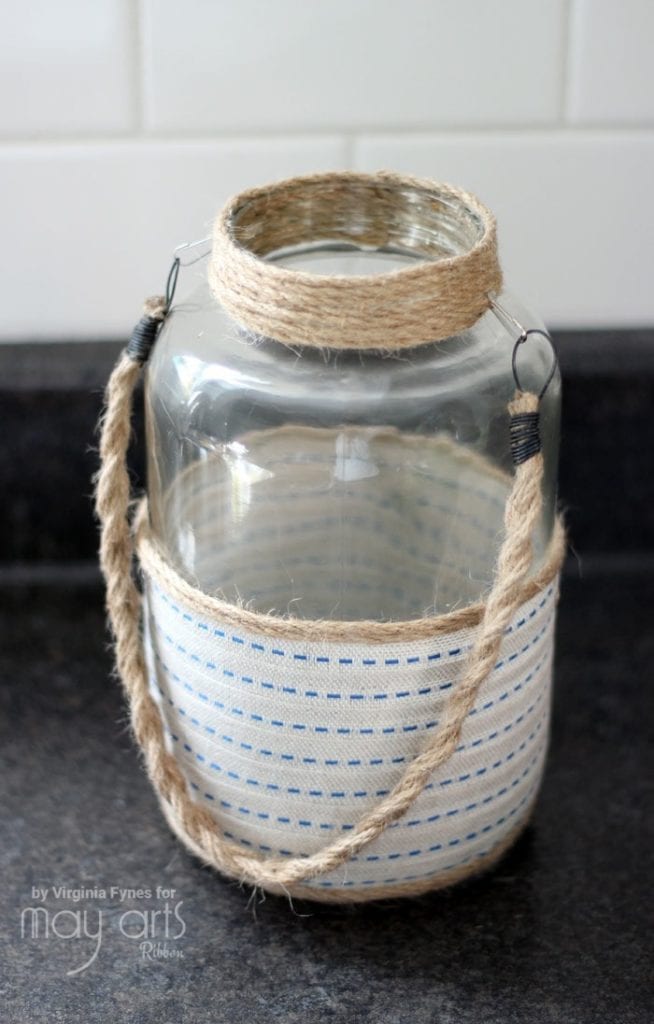 Upcycled Home Decor - Altered Jar