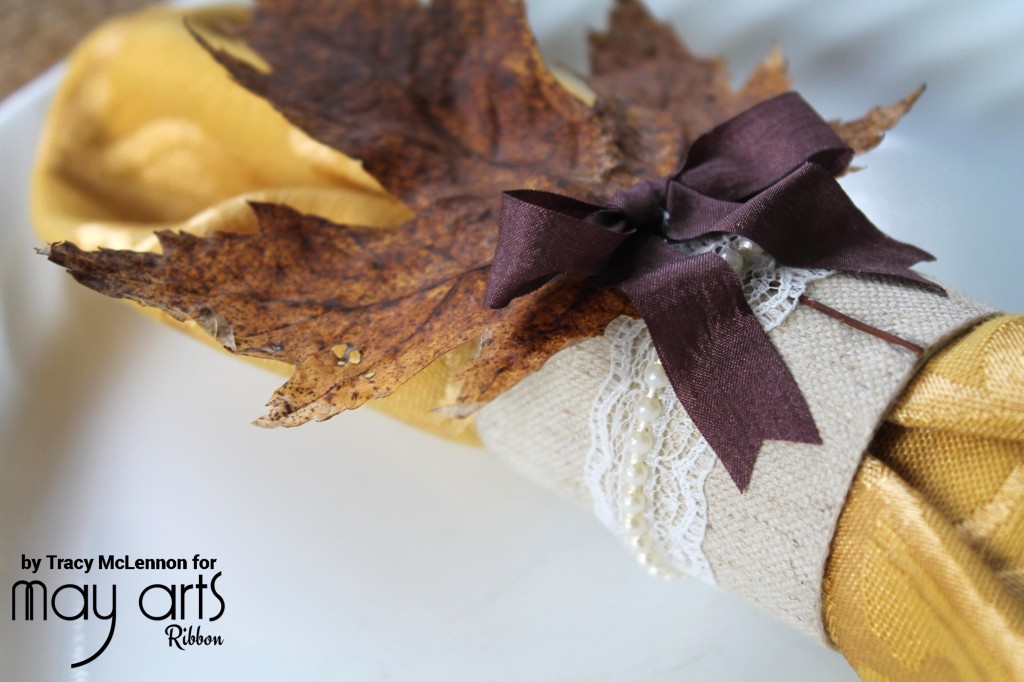 Thanksgiving Tablescape Idea - Easy DIY Napkin Rings