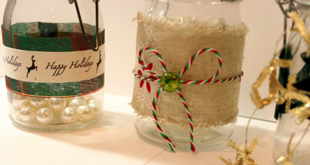 Simple Holiday Decor Jars