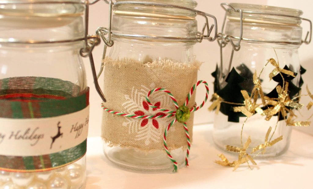 Simple Holiday Decor Jars