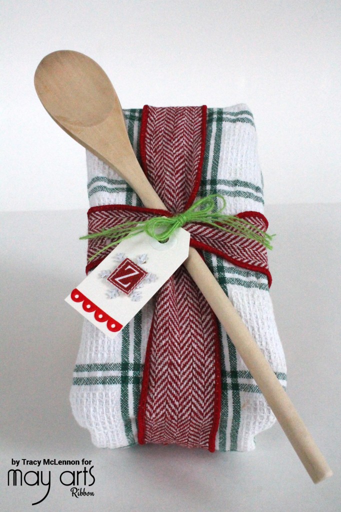 Tea Towel Wrapped Holiday Sweet Treat