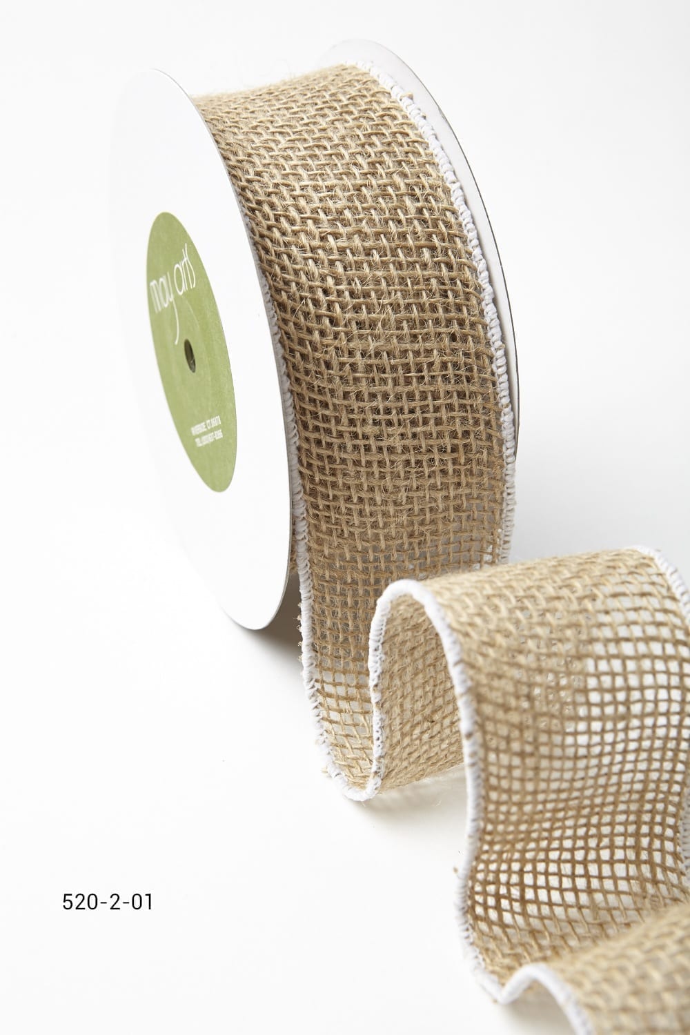 Natural - Burlap Net Ribbon - ( W: 2 - 1/2 inch | L: 10 Yards )