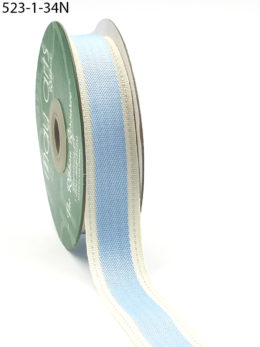 Light Blue Color Band Cotton Ribbon