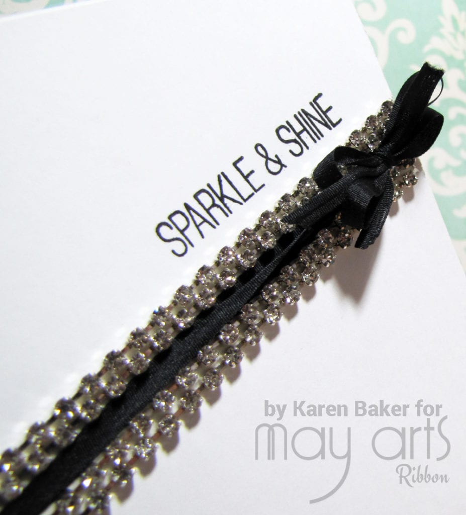 Rhinestone Sparkle Cards