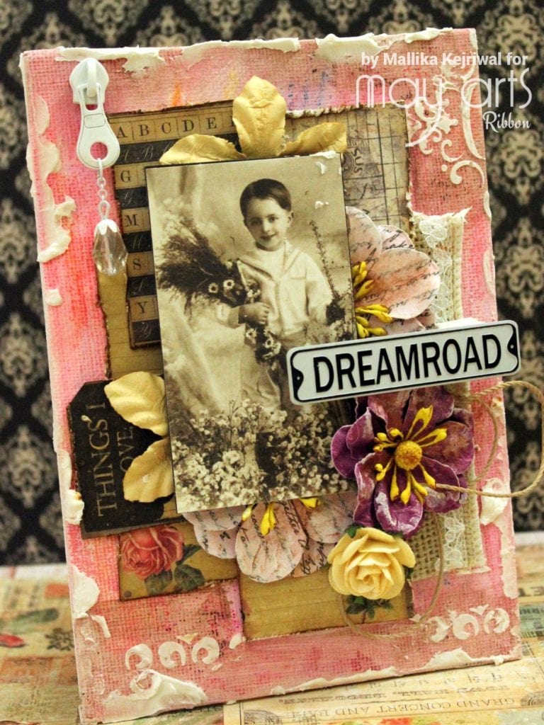 Shabby Mixed Media Canvas