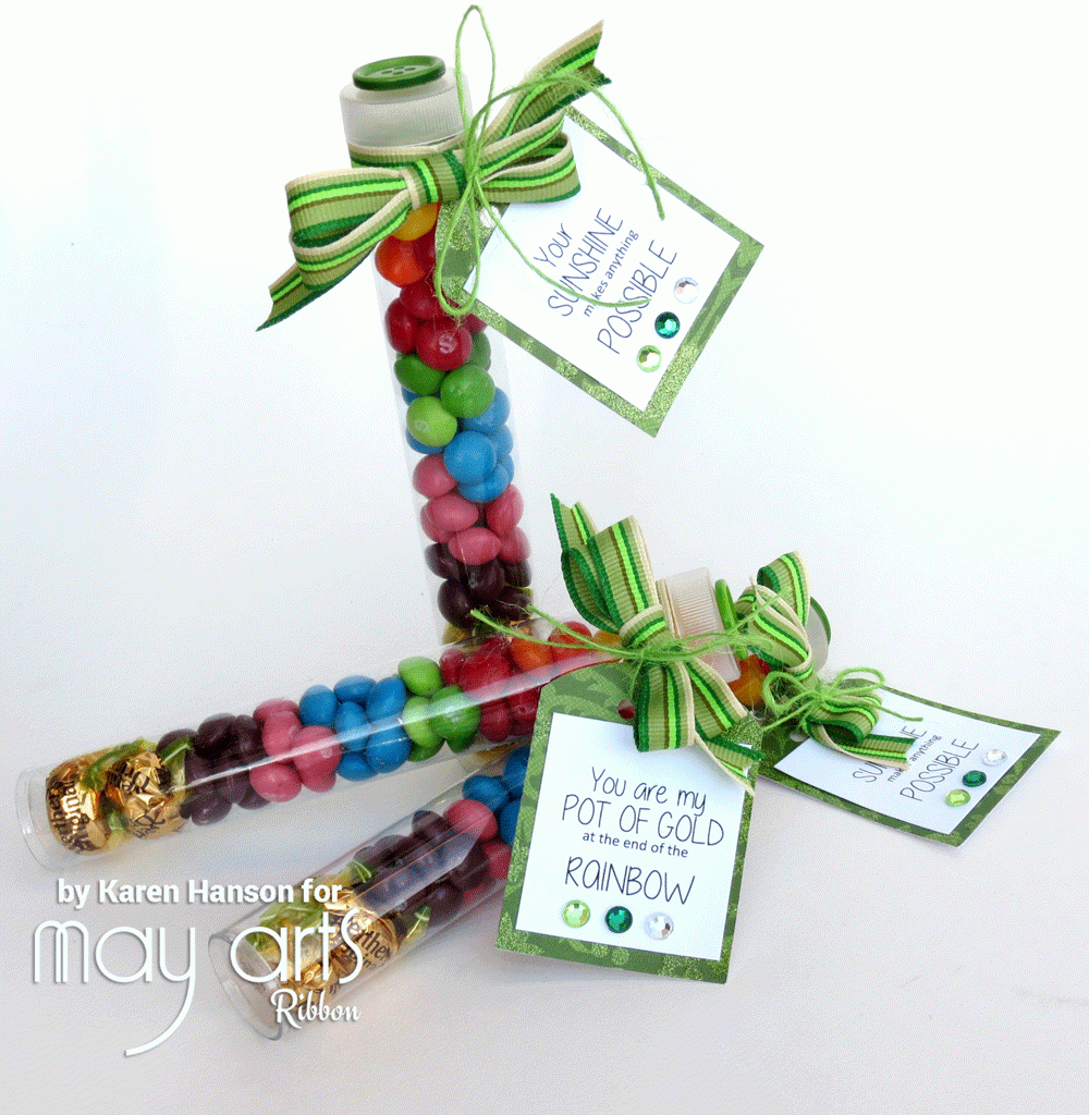 St Patrick's Day Treats - Rainbow Candy Favors