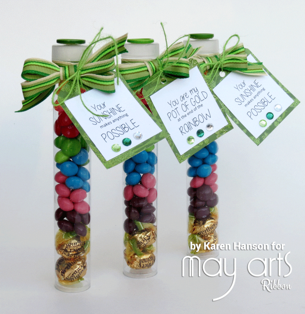 St Patrick's Day Treats - Rainbow Candy Favors