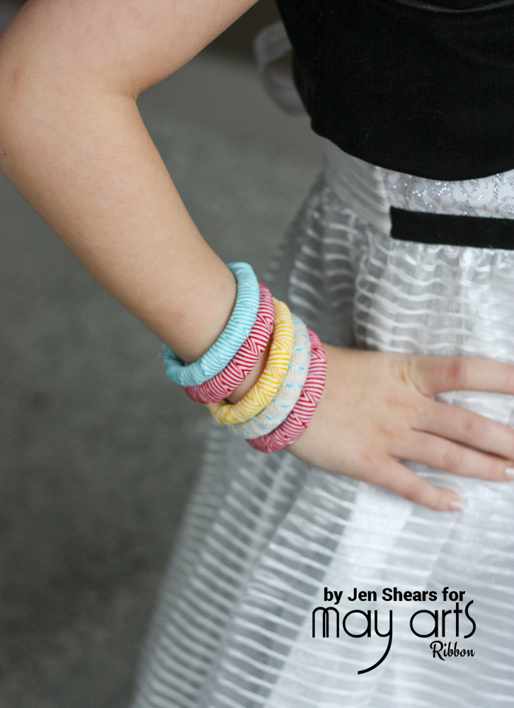 Fun DIY: Curtain Ring Bracelets - Online Ribbon - May Arts