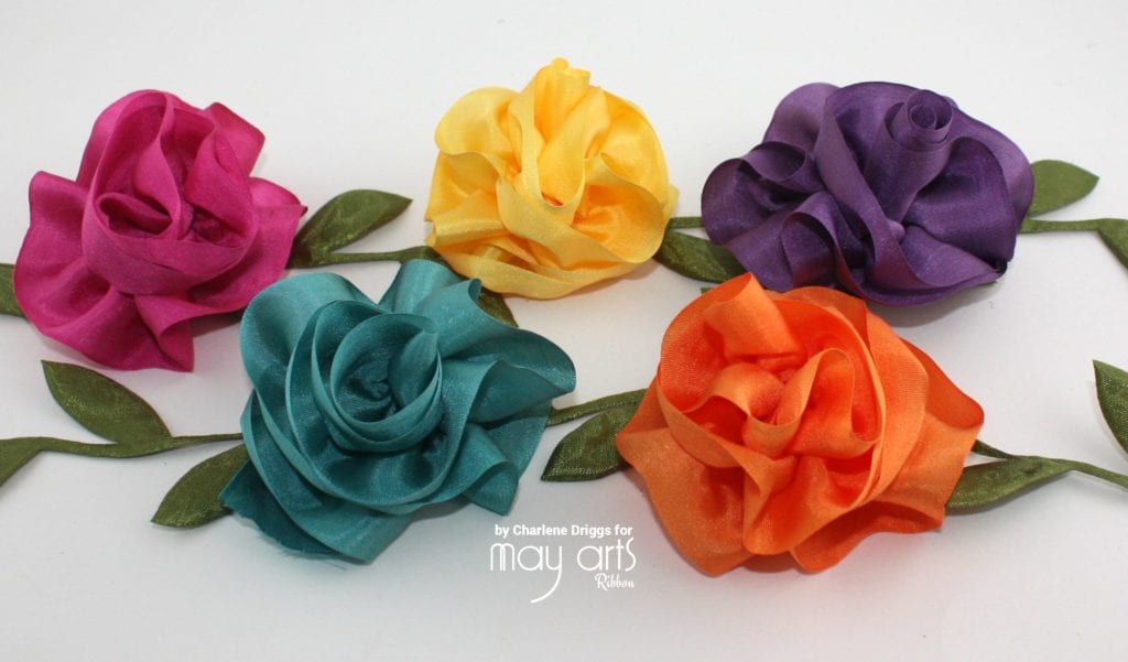 Silk Ribbon Flowers