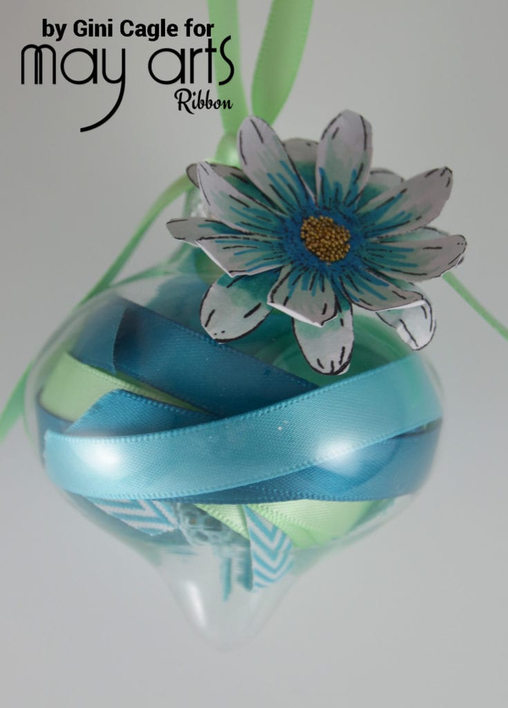 Make a Spring Ornament with Ribbon Scraps