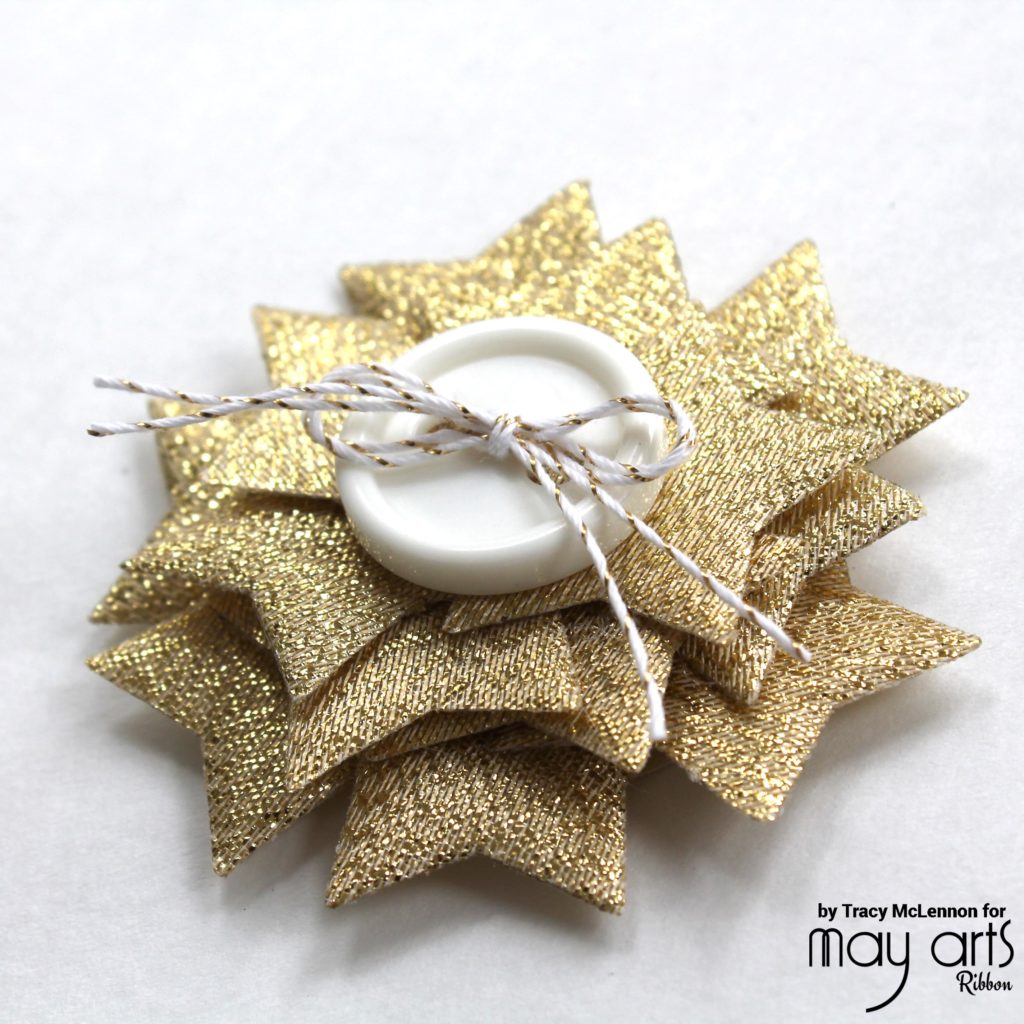 Make Flowers from Star Ribbon