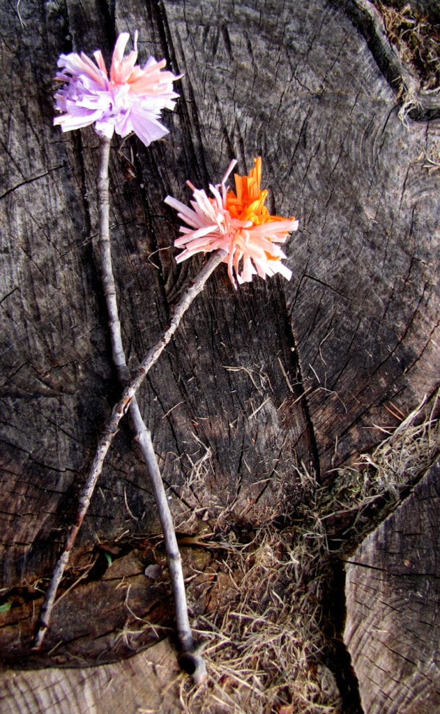 Paper Raffia Flowers