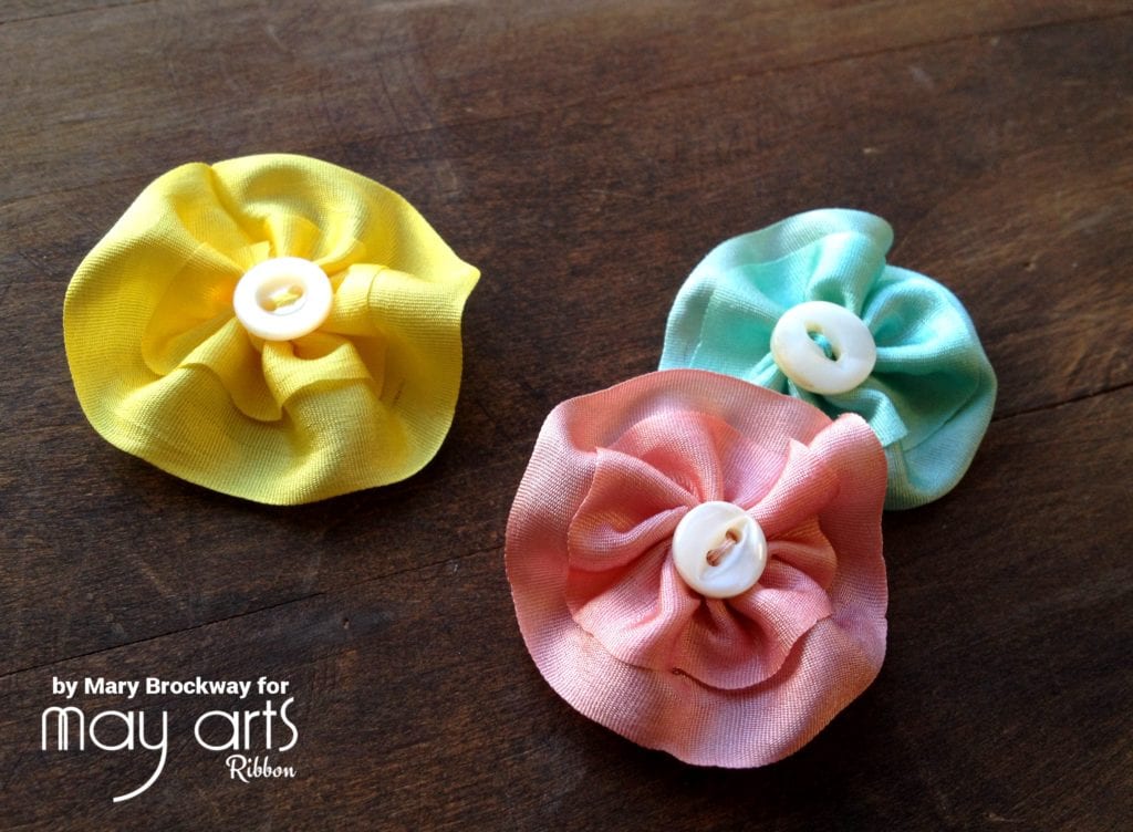 Easy Ribbon Flowers