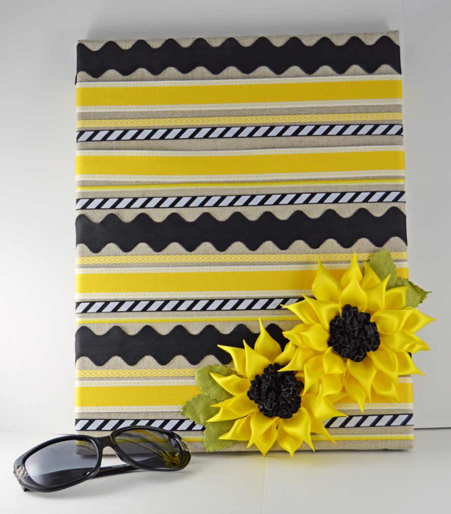 Ribbon Sunflower Sunglasses Holder