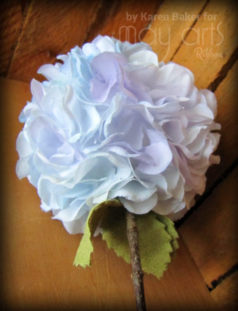 kbaker_hydrangea_4Make a Hydrangea with Ribbon