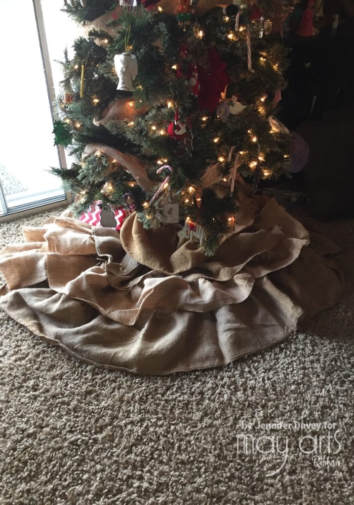 Burlap Tree Skirt