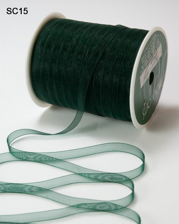 Organza Sheer Ribbon in 25 &100 Yards - BBCrafts