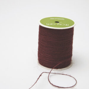 burgundy burlap string jute cord