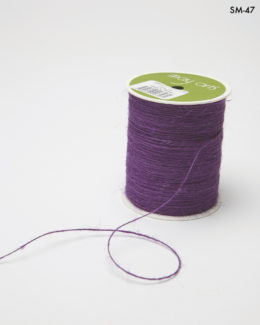 violet purple burlap string jute cord