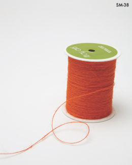 orange burlap string jute cord