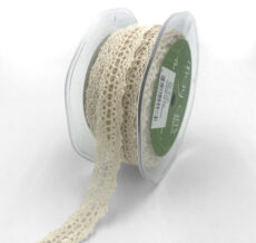 5/8 Inch Crochet Ribbon - 361-58-10 Natural