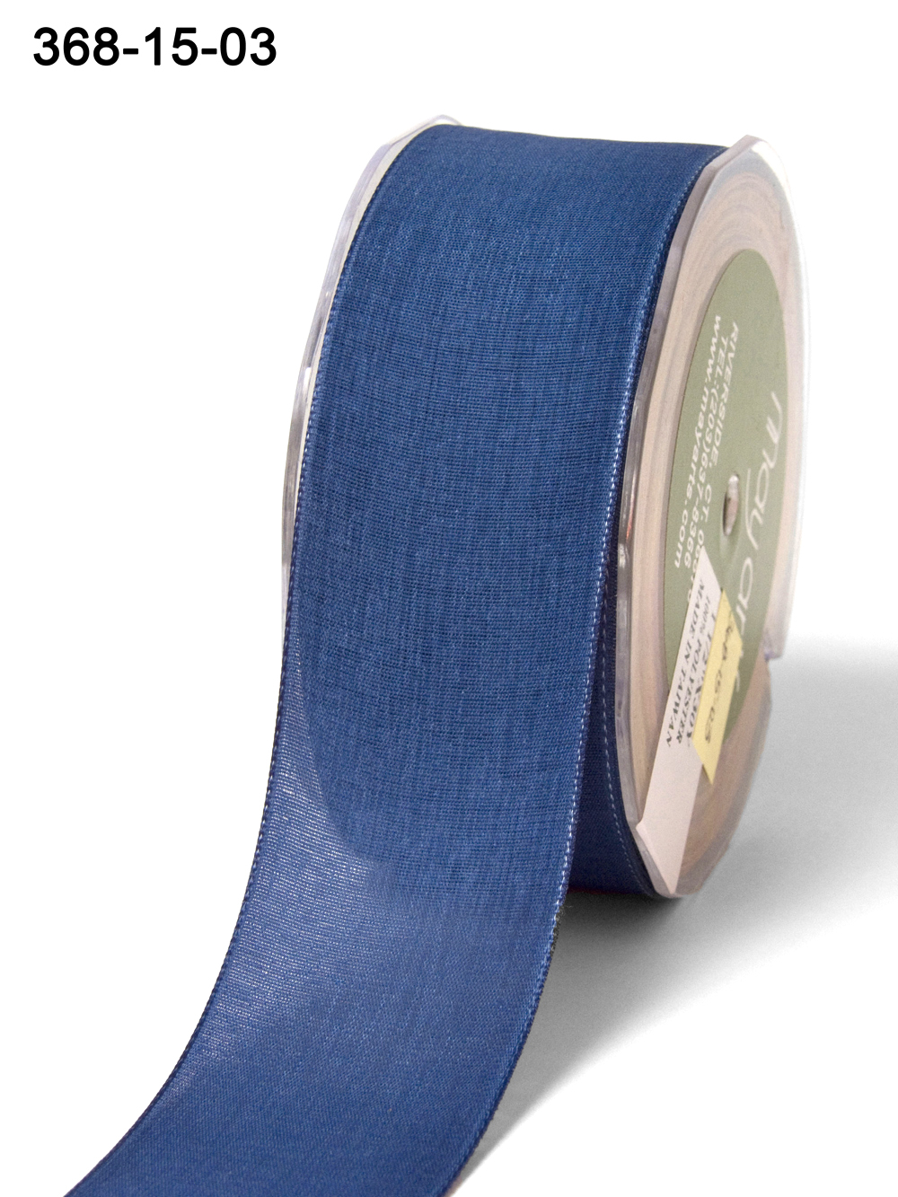 Woven Faux Linen Ribbon 1.5" Online Ribbon May Arts Ribbon