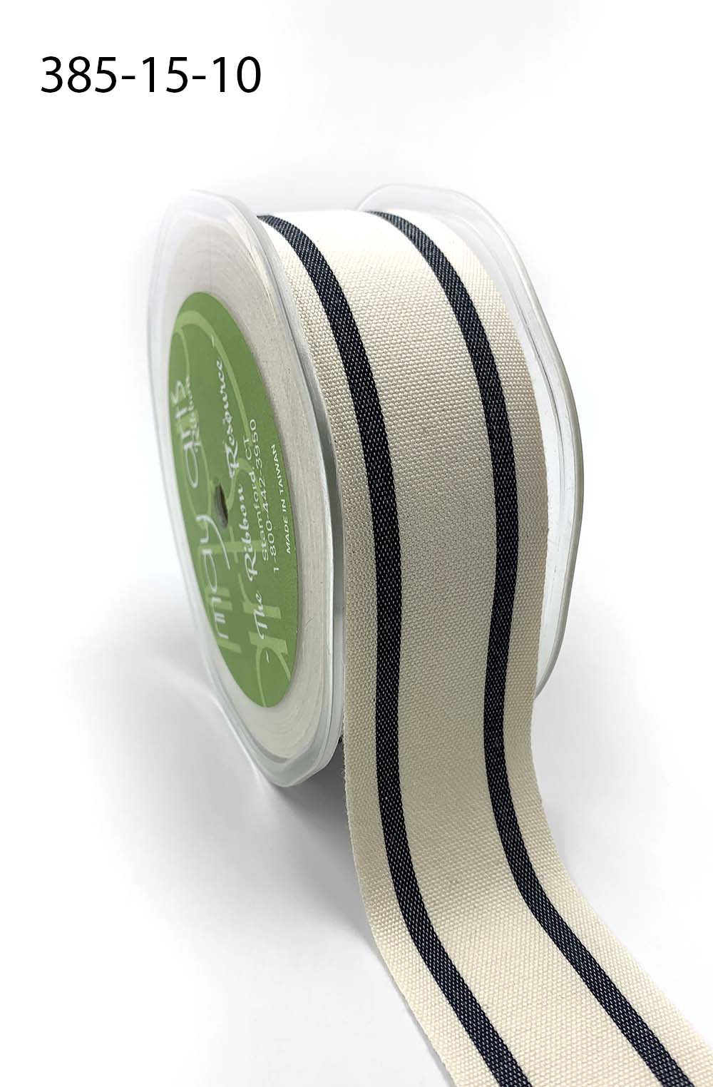 1 Natural Cotton Twill Tape Ribbon - Earth Friendly Ribbon - 5 Yards