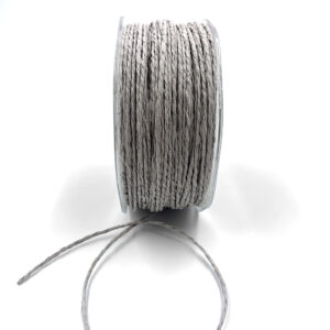 2 Millimeter Twisted Paper Cord String Ribbon - 420-31 Gray