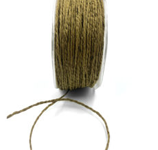 2 Millimeter Twisted Paper Cord String Ribbon - 420-33 Brown