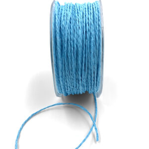 2 Millimeter Twisted Paper Cord String Ribbon - 420-94 Turquoise