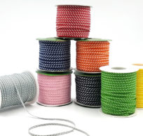 Diagonal Stripes Woven Ribbon