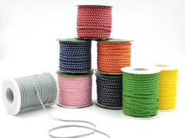 Diagonal Stripes Woven Ribbon