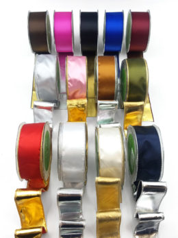 Reversible Metallic Wired Ribbons