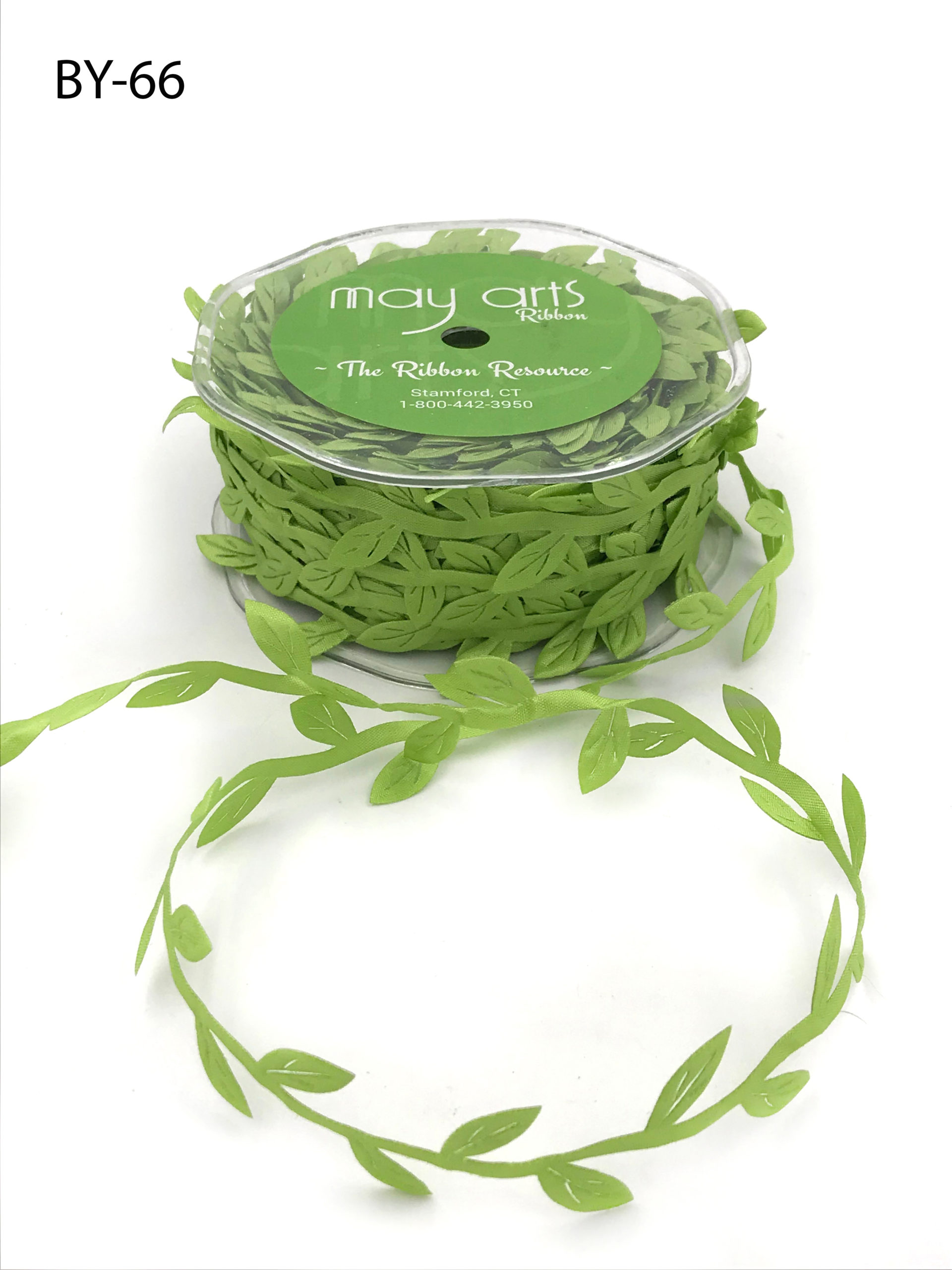 May Arts Ribbon Crafting Ribbon Olive - Olive 0.38'' Twill Ribbon