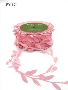 light pink leaf ribbon