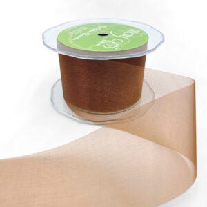 2 Inch Soft Shimmer Organza Ribbon - C-2-36 COPPER