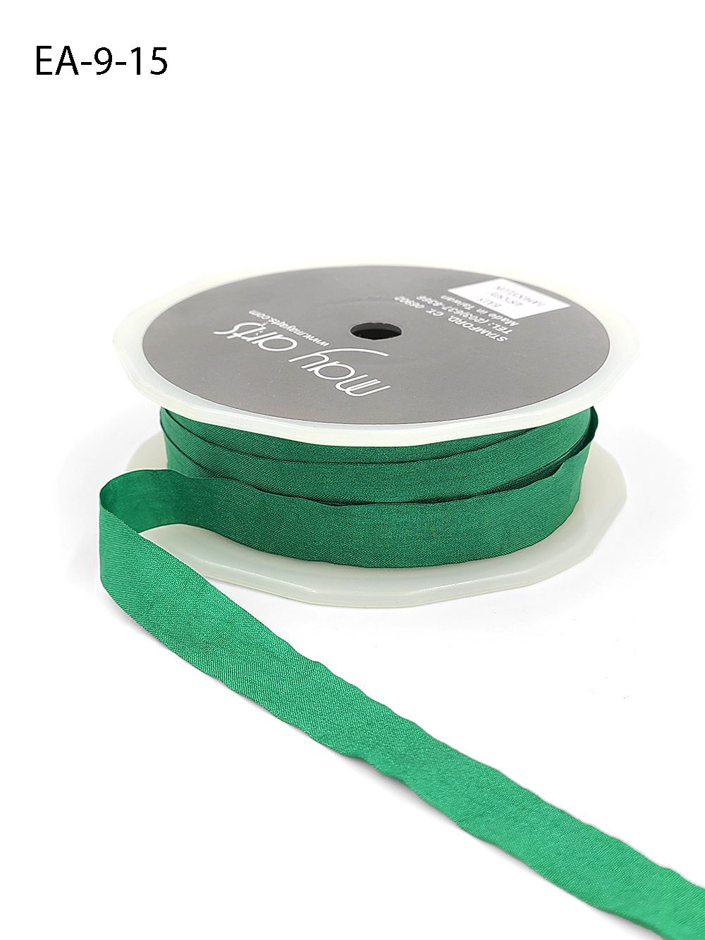 Ribbon Traditions 2.5 Wired Suede Velvet Ribbon Hunter Green - 10 Yards 