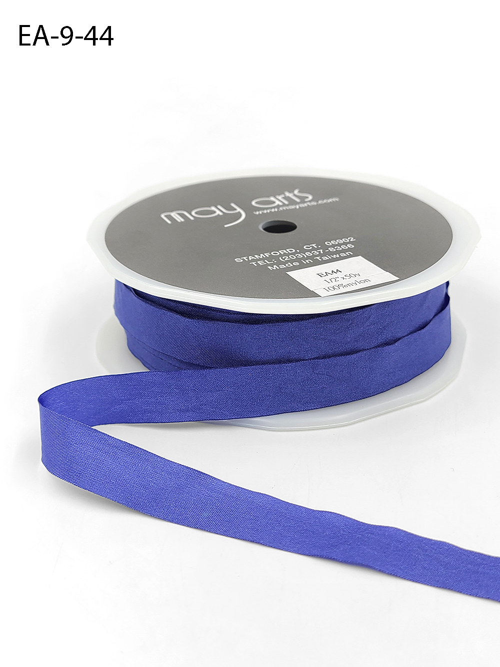 1/2 Blue Silk Ribbon