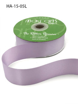 lavender purple double face satin ribbon