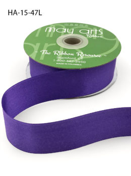 violet purple double face satin ribbon