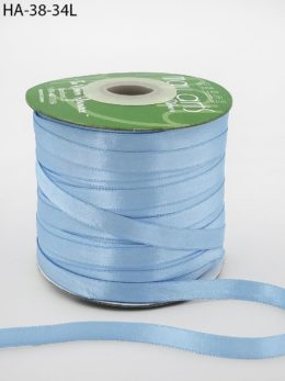 light blue double face satin ribbon