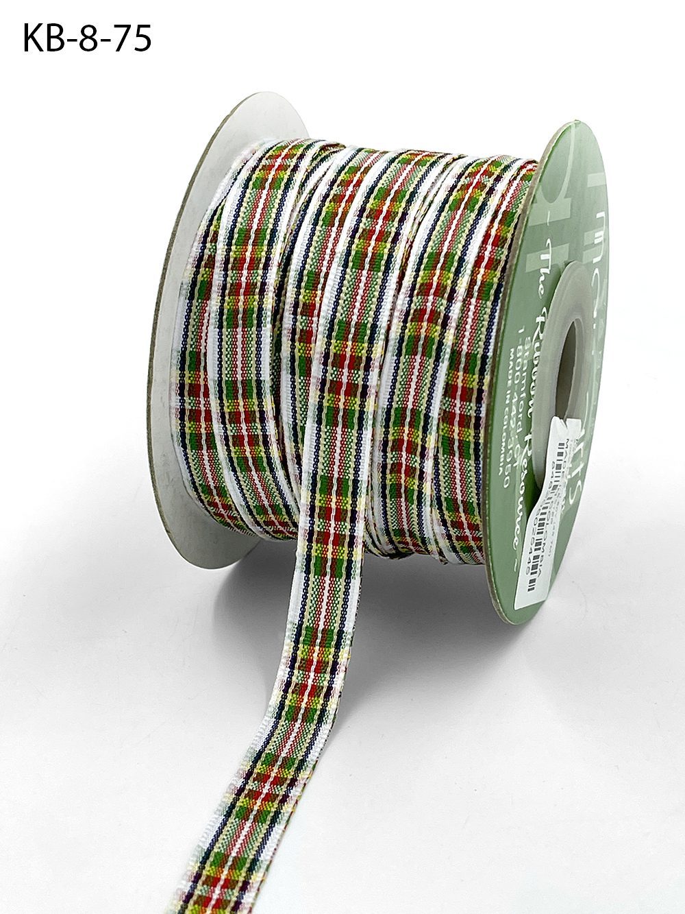 Reliant 5/8 Wired Gingham Ribbon, 5/8 x 50yd