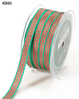 Wired Plaid Gingham Ribbon Num.3 – 5/8″ – Mum Supplies.com