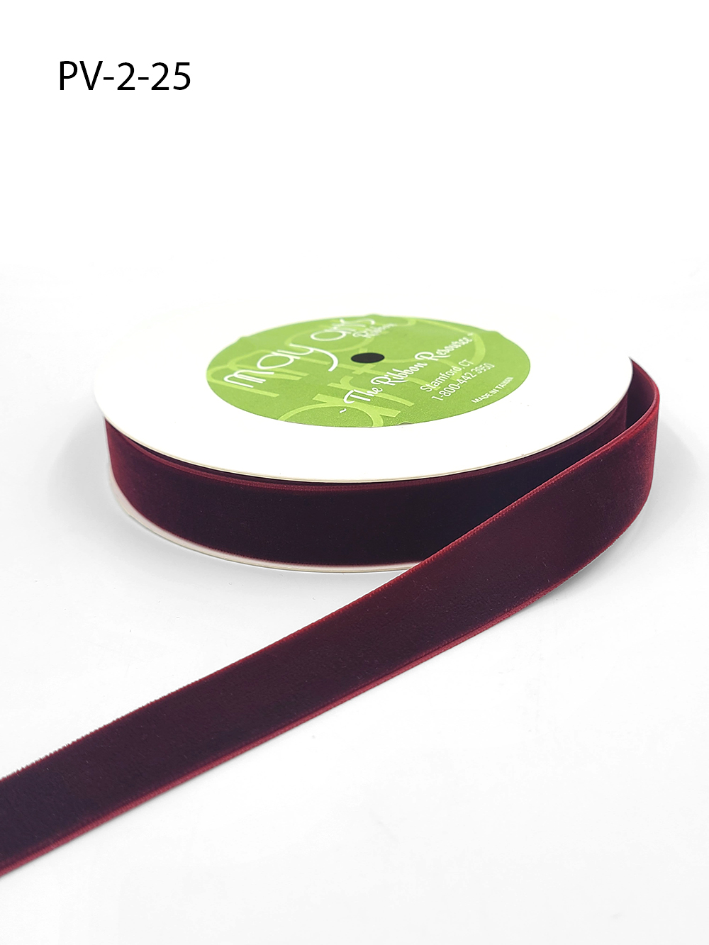Classic Velvet Ribbon - 1.5 Online Ribbon - May Arts Ribbon