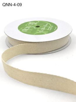 ivory natural twill cotton ribbon