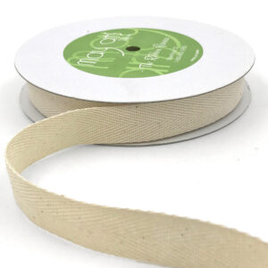ivory natural twill cotton ribbon
