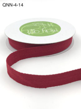 red twill cotton ribbon