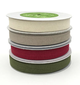 twill cotton ribbons